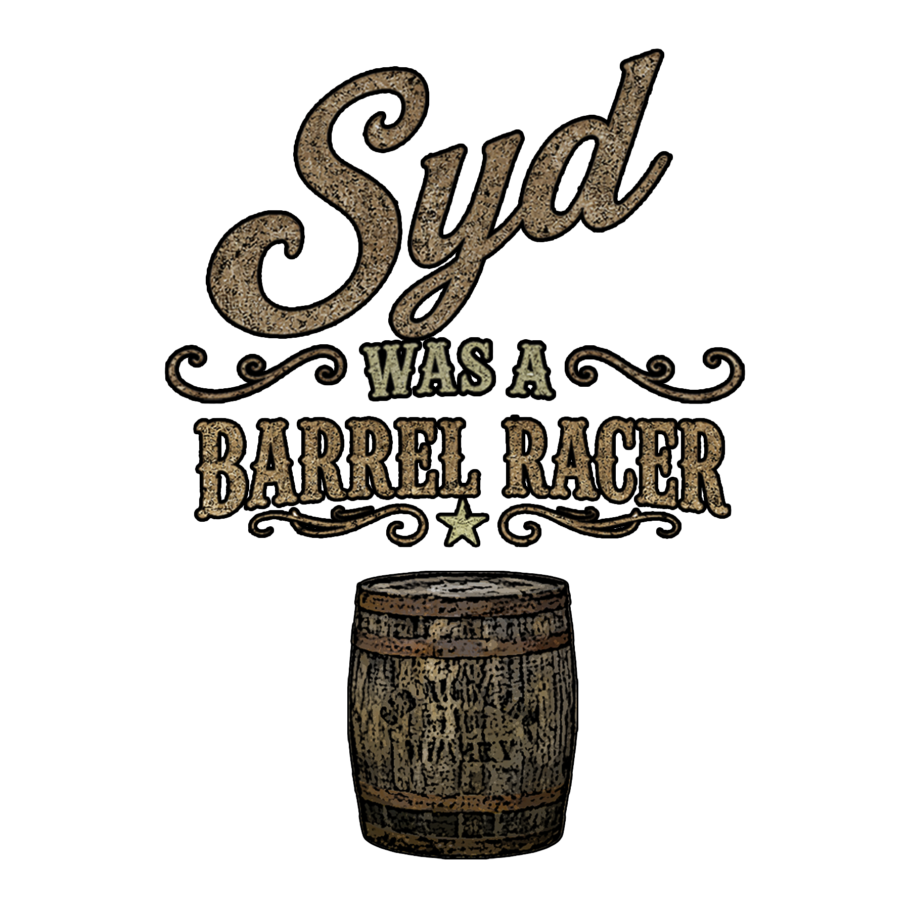 Syd was a Barrel Racer