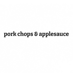 pork chops & applesauce